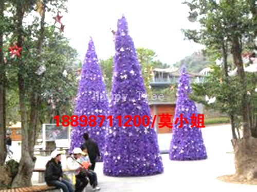 5米紫色PVC鐵架樹(shù)